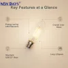 NEWDAYS brand cross-border new C35 transparent pointed filament lamp, E14 commonly used screw-type retro American energy-saving bulb, energy-saving high-brightness, ultra-long battery life, limited-time discount bulb details Picture